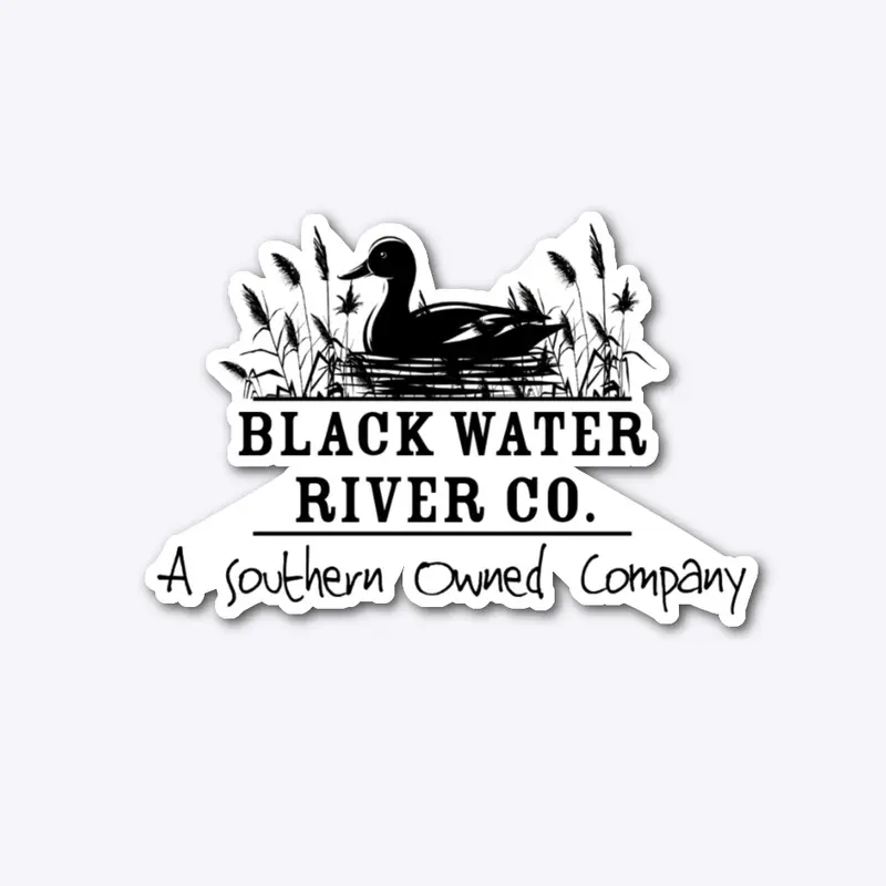 Black Water River Co. Sticker